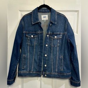 New Old Navy Ladies Denim Jean Jacket, New without Tags, Size Large, Must Have